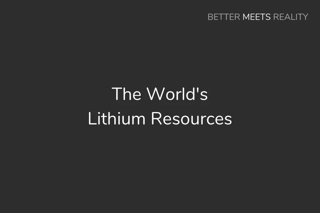 鋰在世界上還剩多少，我們會用完嗎?如果我們用完會發生什麼?