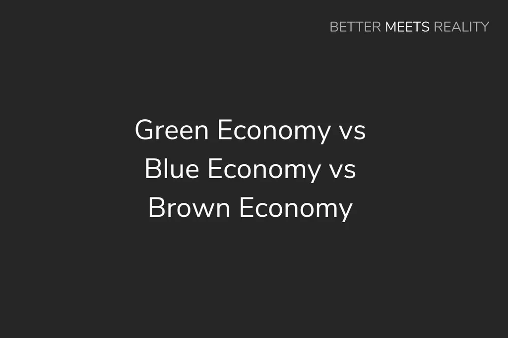 綠色經濟、藍色經濟、棕色經濟:差異，以及哪個更好?
